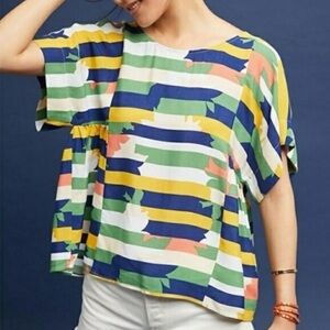 Maeve Anthropologie Multicolor  Top